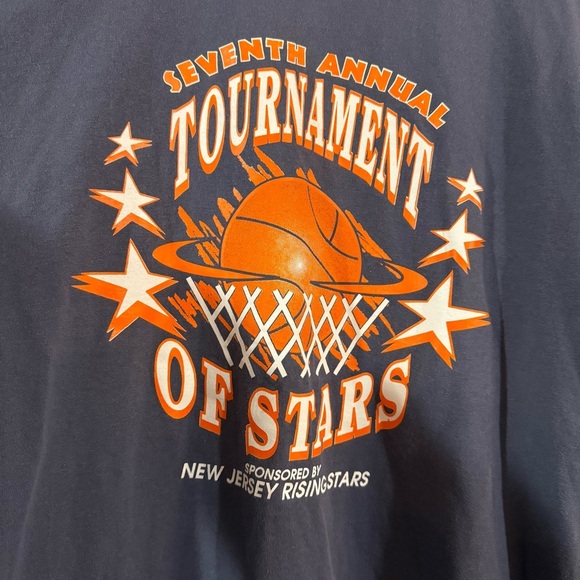 Vtg Single Stitch USA Made Graphic Print T Shirt Tournament Of Stars Men’s XL - Picture 2 of 8